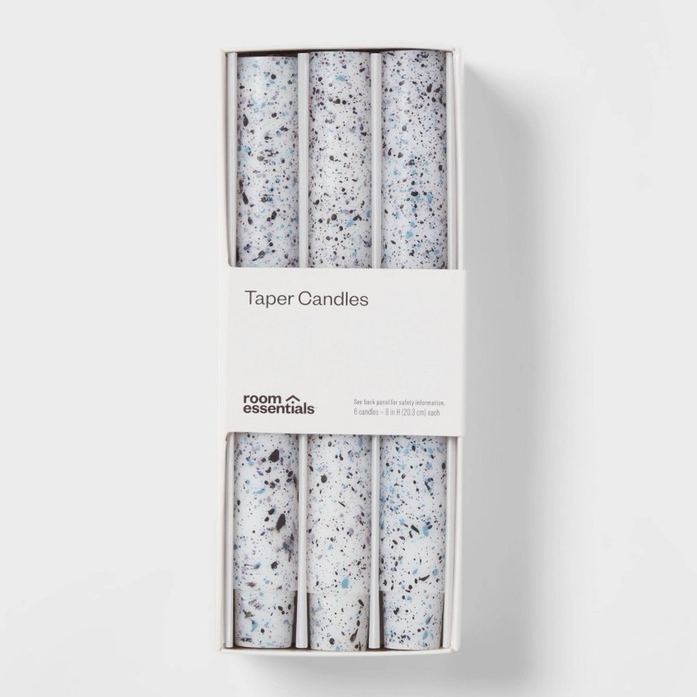 Room Essentials Speckled Taper Candles